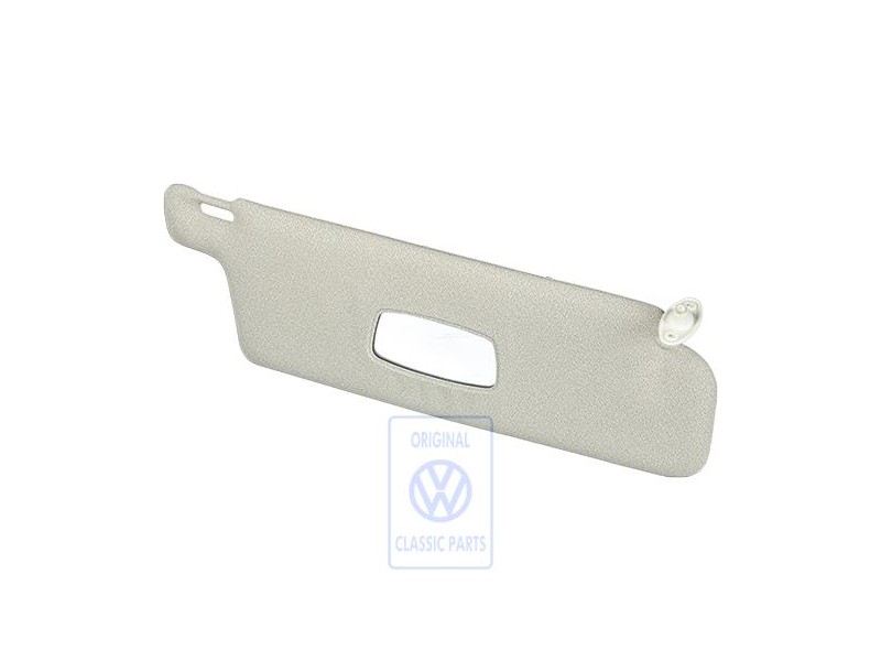 VW Original Sonnenblende Mit Spiegel Wolkenweiss/Grau - 533857552C TK7