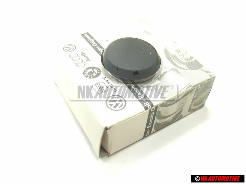 VW Original Abdeckung Antennenloch Kotflügel Satinschwarz - 443821169 01C