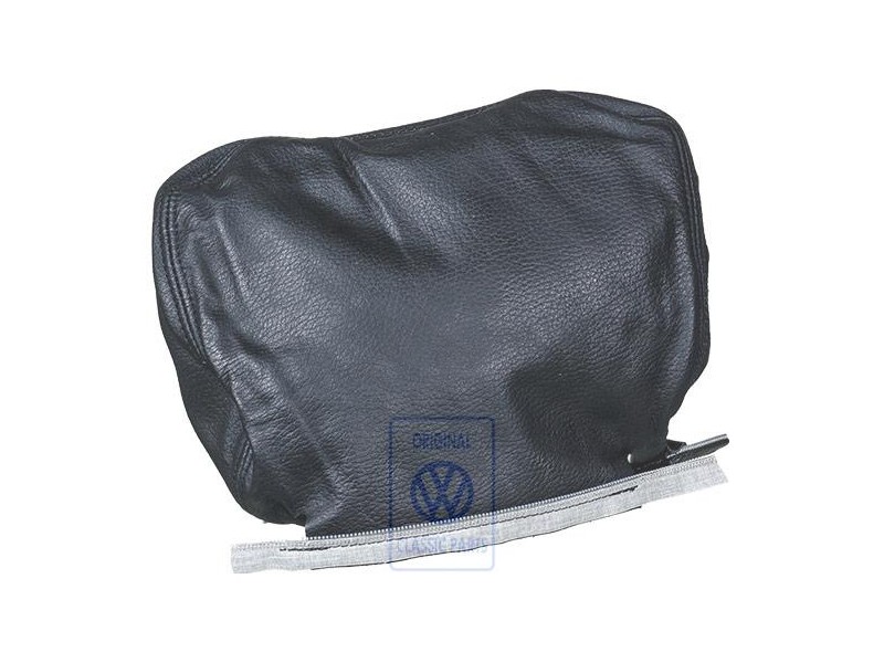 VW Original Kopfstützenbezug (Leder) Schwarz - 171881921F 7WX