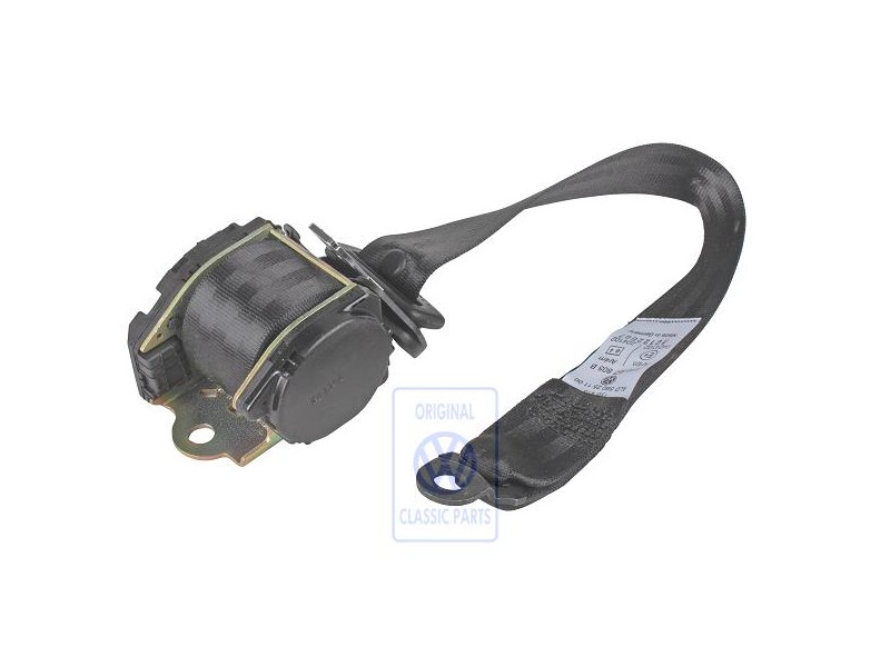 VW Original Dreipunkt-Sicherheitsgurt Satinschwarz - 1H9857805B B41