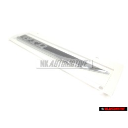 VW Original GTD Seite Schriftzug Emblem Logo Schwarz Chrom - 5G0853688BBCMT