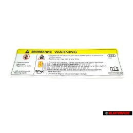 Audi Original Kennschild - 8K0010520D