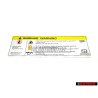 Audi Original Kennschild - 8K0010520D
