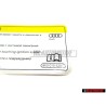 Audi Original Kennschild - 8K0010520D