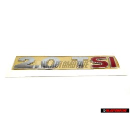 VW Original 2.0 TSI Hinten Schriftzug Emblem Logo Chrom Rot - 1Q0853675S GQF