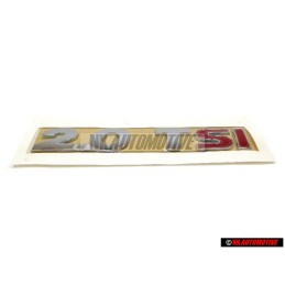 VW Original 2.0 TSI Hinten Schriftzug Emblem Logo Chrom Rot - 1Q0853675S GQF