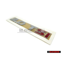 VW Original 2.0 TSI Hinten Schriftzug Emblem Logo Chrom Rot - 1Q0853675S GQF