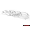 Audi Original Ringe Vorne Kühlergrill Emblem Logo Zeichen Chrom - 8T0853605