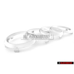 Audi Original Ringe Vorne Kühlergrill Emblem Logo Zeichen Chrom - 8T0853605
