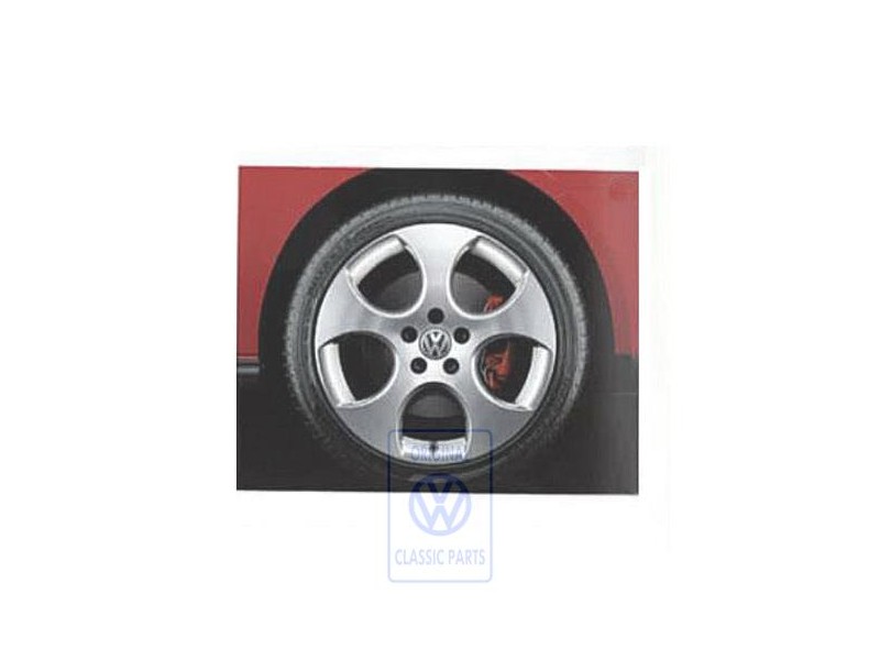 VW Original Aluminiumfelge Grau-Metallic - 1K0601025AM16Z