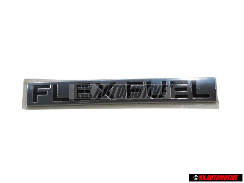 VW Original FLEX FUEL Hinten Schriftzug Emblem Logo Chrom - 1K0853675AMFXC