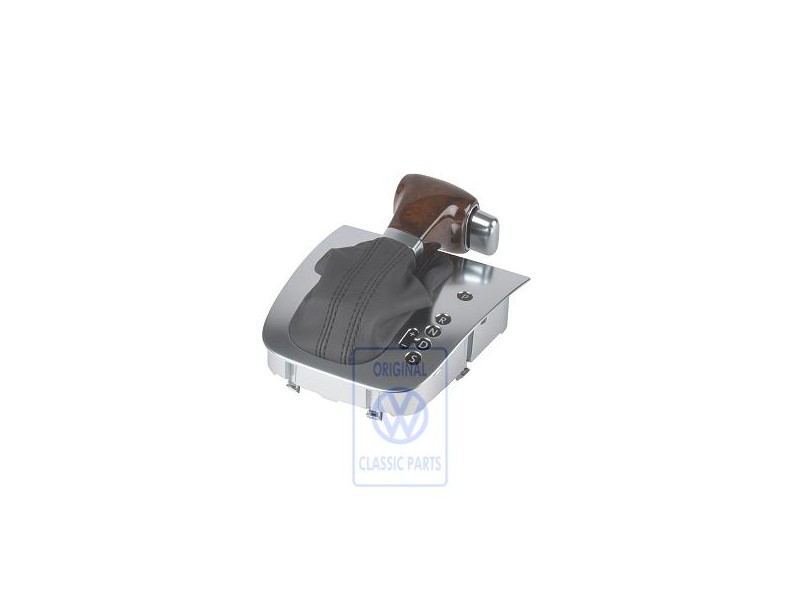 VW Original Abdeckung Schwarz/Nussbaum/Aluminium - 1K2713203ADTVK