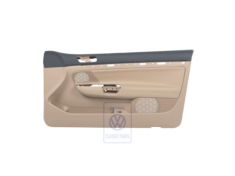 VW Original Türverkleidung (Kunstleder) Anthrazit/Purebeige - 1K3867012AQRDQ