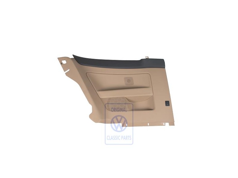 VW Original Seitenverkleidung (Kunstleder) Anthrazit/Purebeige - 1K3867043AKRDQ