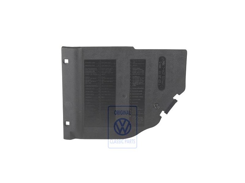 VW Original Abdeckung Schwarz - 535857925A 4FB