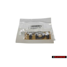 VW Original TDI Hinten Schriftzug Emblem Logo Chrom - 1K0853675S 739