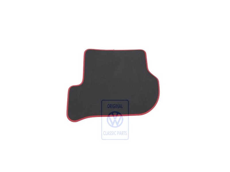 VW Original Fussmatte Anthrazit/Flashrot - 1K0864451B WNS