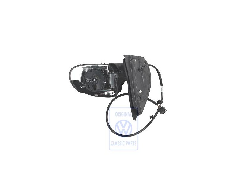 VW Original Aussenspiegelgehäuse Satinschwarz - 1K1857508A 9B9