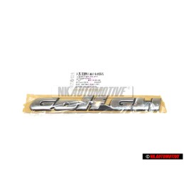 VW Original GOLF GLI Hinten Schriftzug Emblem Logo Chrom - 1H6853687AGZ10