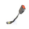 VW Original Gurtschloss Satinschwarz/Feuerrot - 1K3857755A QVZ