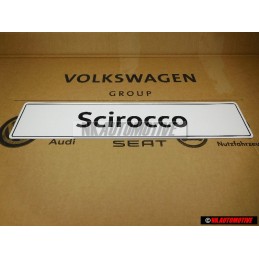 VW Original Scirocco Kennzeichen (Selbstleuchtend) - 1K8071801B