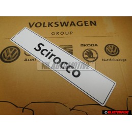 VW Original Scirocco Kennzeichen (Selbstleuchtend) - 1K8071801B