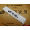 VW Original Scirocco Kennzeichen (Selbstleuchtend) - 1K8071801B