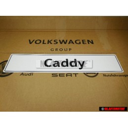 VW Original Caddy Kennzeichen (Selbstleuchtend) - 2K0071801B