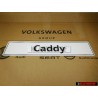 VW Original Caddy Kennzeichen (Selbstleuchtend) - 2K0071801B