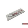 VW Original GTI Seite Schriftzug Emblem Logo Chrom Rot - 5G0853688ASJZQ