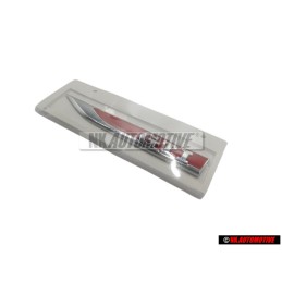 VW Original GTI Seite Schriftzug Emblem Logo Chrom Rot - 5G0853688ASJZQ