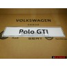VW Original Polo GTI Kennzeichen (Selbstleuchtend) - 6C0071801