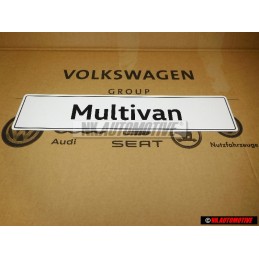 VW Original Multivan Kennzeichen (Selbstleuchtend) - 7E5071801A