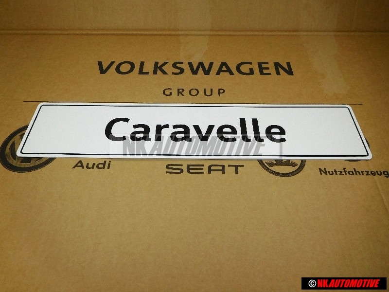 VW Original Caravelle Kennzeichen (Selbstleuchtend) - 7H9071801A