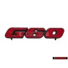 VW Original G60 Vorne Kühlergrill Emblem Schriftzug Rot - 191853679N QN5
