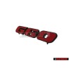 VW Original G60 Vorne Kühlergrill Emblem Schriftzug Rot - 191853679N QN5
