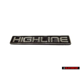 VW Original HIGHLINE Hinten Schriftzug Emblem Logo - 1E0853687B H44
