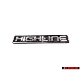 VW Original HIGHLINE Hinten Schriftzug Emblem Logo - 1E0853687B H44