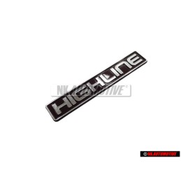 VW Original HIGHLINE Hinten Schriftzug Emblem Logo - 1E0853687B H44
