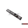 VW Original HIGHLINE Hinten Schriftzug Emblem Logo - 1E0853687B H44