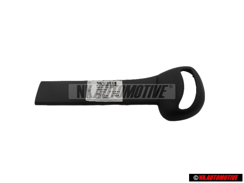 VW Original Abdeckung Satinschwarz - 703857720 01C