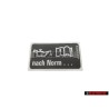 VW Original Kennschild 'Öl Nach Vw-Norm' - 028010262Q
