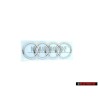 Audi Original Ringe Hinten Schriftzug Emblem Logo Zeichen Chrom - 8W9853742 2ZZ
