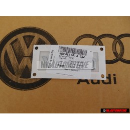 Audi Original V10 Seite Schriftzug Emblem Logo Chrom - 4E0853601A 2ZZ