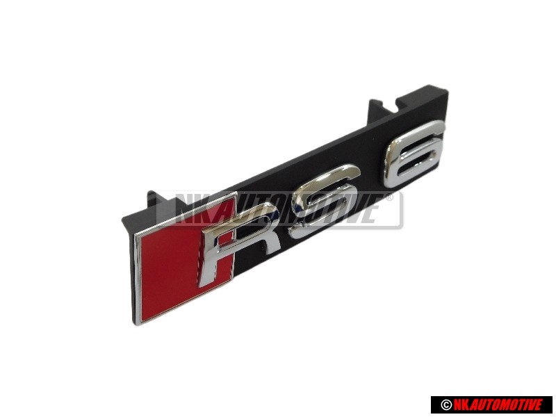 Audi Original RS6 Vorne Kühlergrill Emblem Schriftzug - 4G0853736B 2ZZ
