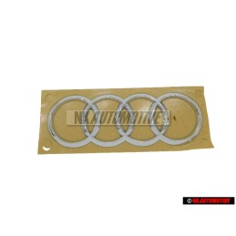 Audi Original Ringe Hinten Schriftzug Emblem Logo Zeichen Chrom - 4G9853742 2ZZ