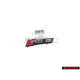 Audi Original RS6 Vorne Kühlergrill Emblem Schriftzug - 4K0853736C 2ZZ