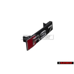 Audi Original RS7 Vorne Kühlergrill Emblem Schriftzug - 4G8853736C 2ZZ