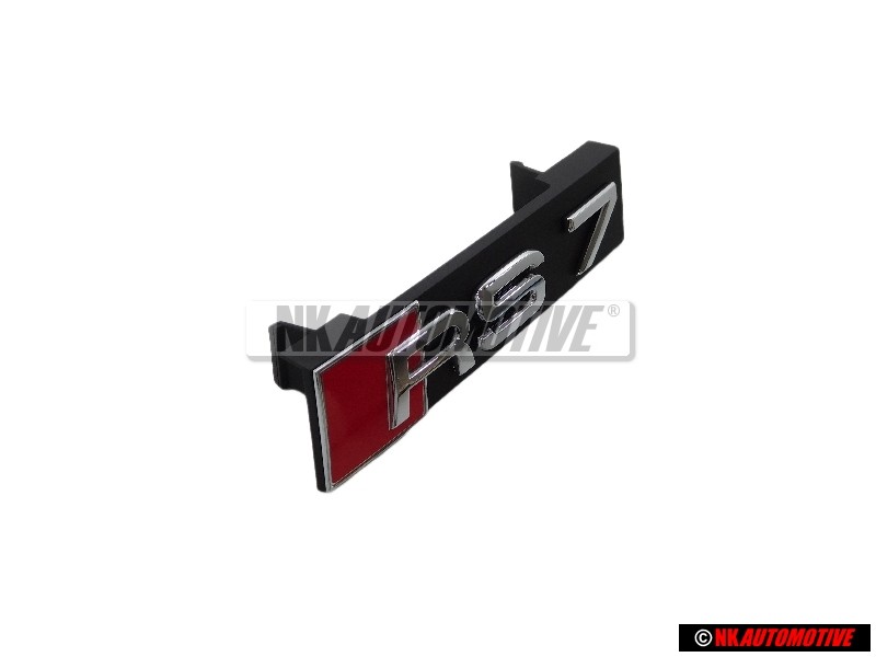 Audi Original RS7 Vorne Kühlergrill Emblem Schriftzug - 4G8853736C 2ZZ