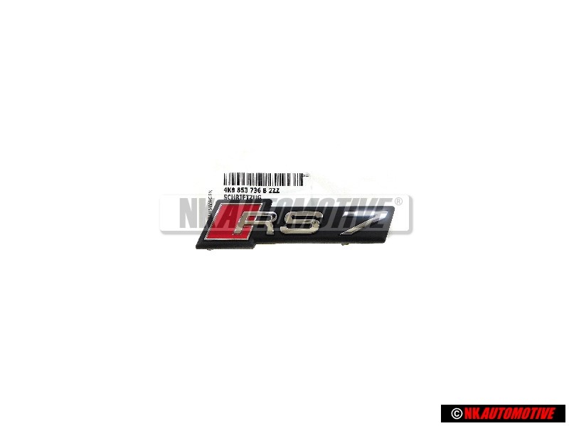 Audi Original RS7 Vorne Kühlergrill Emblem Schriftzug - 4K8853736B 2ZZ